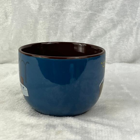 Café Bohème Coffee Crème Liqueur Promo Mug Woman in Yellow Dress Retro Graphic - Picture 2 of 8